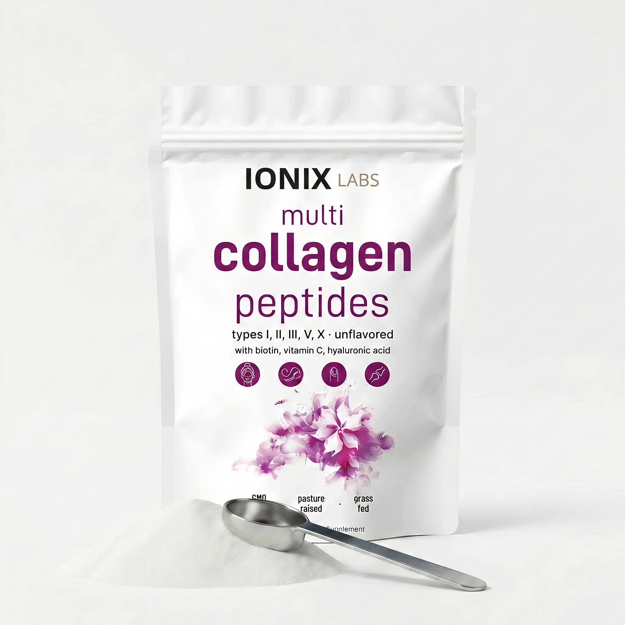 Multi Collagen Peptides — 8-in-1 Daily Formula | Ionix Labs