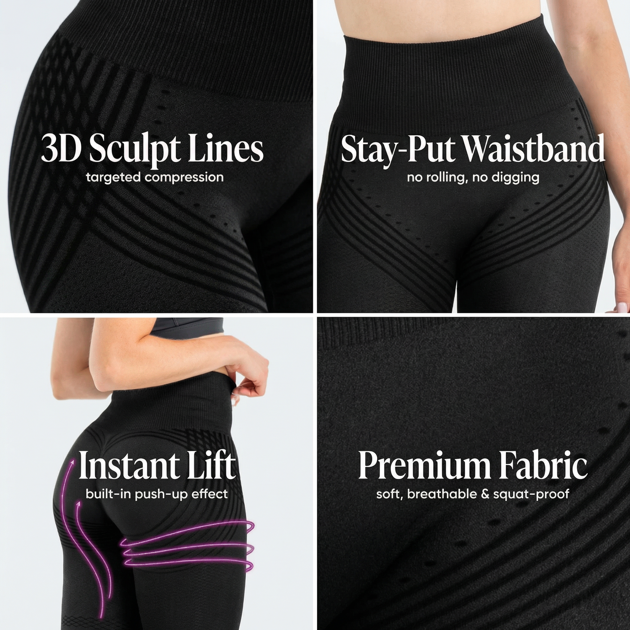 Sculpt 3D Micro-Massage Leggings — Product Detail